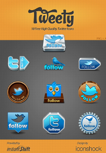 kit tweety free icons twitter